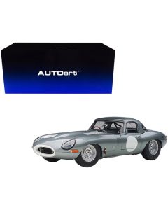 Autoart Jaguar Lightweight E-Type Roadster RHD - Dark Silver 1:18 Scale Model - Unrivaled Detail
