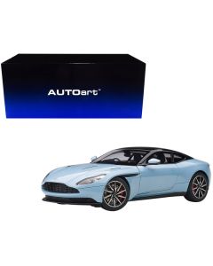 Autoart Aston Martin DB11 Q - Frosted Glass Blue with Black Top - 1/18 Scale Model Car