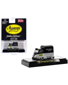 M2 Machines 1960 VW Type 2 Pickup - Mooneyes Black & Gray - 1/64 Diecast (Limited Edition)