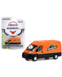 Greenlight Ram ProMaster 2500 Cargo Van - Armor All Orange/Black - Route Runners Series - 1/64 Diecast