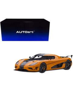 Autoart Koenigsegg Agera RS: Cone Orange & Black Carbon - 1/18 Scale Perfection