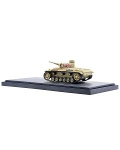 Panzerkampf 12113PB German Sd. Kfz. 141 PzKpfw III Ausf. G Tank - Deutsches Afrika Korps, North Africa, 1/72 Diecast Model