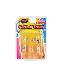 American Diorama "Cosplay Otaku" Figure Set (6 pc) - 1/64 Scale - Limited Edition