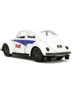 Jada 1959 Volkswagen Beetle "Holt" - White w/ Blue Graphics & Boxing Gloves - 1/32 Diecast