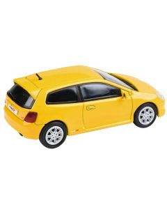 Paragon 1/64 Honda Civic Type R EP3 (Sunlight Yellow) Diecast Model Car - PA-55345