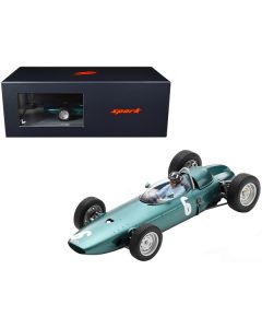 Spark BRM P57 #6 Graham Hill Monaco GP Winner (1963) 1/18 Scale Resin Model Car with Driver Figure & Display Case