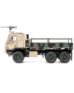 Panzerkampf M1083 MTV Armored Cab Cargo Truck - US Army NATO Camouflage - 1/72 Diecast Model