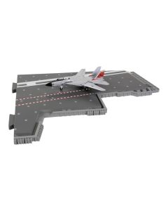 Forces of Valor F-14A Tomcat VF-31 Tomcatters 1/200 Diecast Model with USS Enterprise Deck Section L