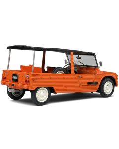 Solido 1970 Citroen Mehari MK.1 Diecast Model - Kirghiz Orange, Black Top, 1:18 Scale