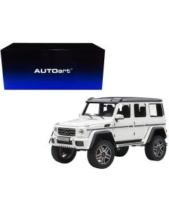Autoart Mercedes Benz G500 4x4² Gloss White 1/18 Scale Model Car (MPN: 76316)