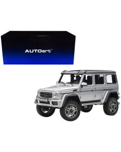 Autoart Mercedes Benz G500 4x4² Silver 1/18 Scale Model Car (MPN: 76318)