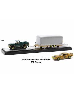 M2 Machines Auto Haulers Set of 3 Trucks Release 63 - 1/64 Diecast Models