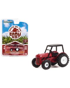Greenlight 1946 Ford 8N Tractor - Red w/ Black Canopy - 1/64 Scale Diecast