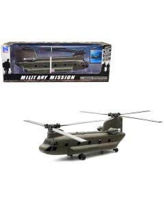 New Ray Boeing CH-47 Chinook US Army Olive Drab 1/60 Diecast Model