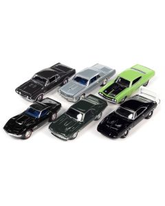 Johnny Lightning Muscle Cars USA Set B (6 Cars) 1/64 Diecast Model Cars JLMC031B