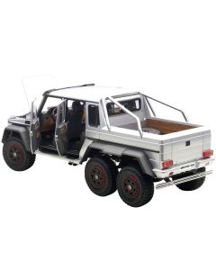 Autoart Mercedes G63 AMG 6x6 Silver 1:18 Scale Model Car