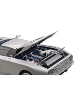 Autoart Bugatti EB110 GT Silver 1/18 Diecast Car Model AA70979 (10.5-Inch)