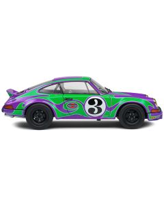 Solido 1973 Porsche 911 RSR #3 "Purple Hippy Tribute" Competition Series 1/18 Scale Diecast Model Car