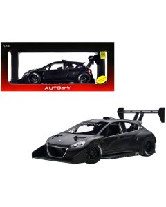 Autoart Peugeot 208 T16 Pikes Peak (Plain Black) 1/18 Scale Model