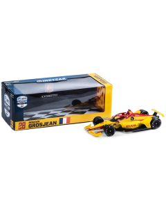 Greenlight Dallara IndyCar #28 Romain Grosjean "DHL" Andretti Autosport 1/18 Diecast Model