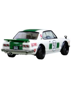 Inno Models Nissan Skyline 2000 GT-R (KPGC10) #50 RHD White/Green 1/64 Diecast - Malaysia Expo Edition