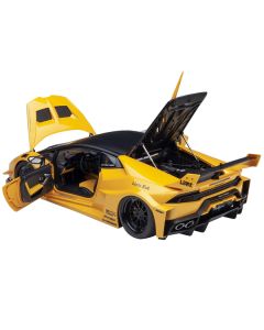 Autoart Lamborghini Huracan GT LB-Silhouette Works - Yellow/Black 1/18 Scale Model