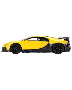 Top Speed Bugatti Chiron Pur Sport - 1/18 Scale - Yellow & Black Resin Model Car