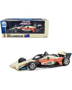Greenlight Dallara IndyCar #3 Scott McLaughlin Good Ranchers Team Penske Road Course 1/18 Diecast Model