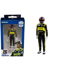 Greenlight Colton Herta #26 IndyCar Driver Figure (Gainbridge - Andretti Autosport) - 1/18 Scale