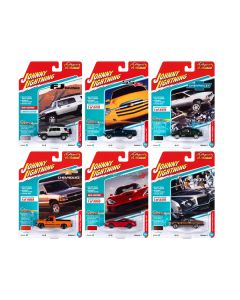 Johnny Lightning Classic Gold Collection Set A - 6 Diecast Cars (1:64 Scale)