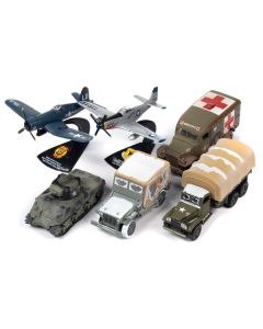Johnny Lightning Korea: The Forgotten War Military Set A (6pc) - Limited Edition Diecast Models