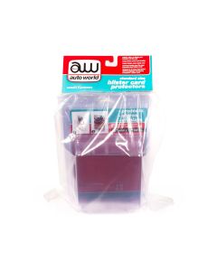 Auto World AWDC023 Standard Size 6 Blister Card Protectors for 1/64 Scale Diecast Cars