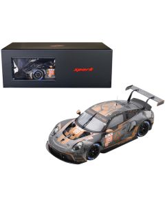 Spark Porsche 911 RSR-19 #99 Hardpoint Motorsport Le Mans GTE Am 1/18 Scale Model Car with Display Case