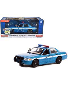 Greenlight 2001 Ford Crown Victoria Police Interceptor - Seattle PD - 1/24 Scale Diecast Model
