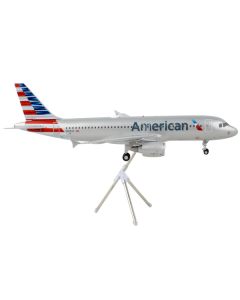 GeminiJets American Airlines Airbus A320-200 Silver 1/200 Diecast Model Airplane (G2AAL1103)