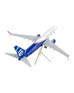 GeminiJets Alaska Airlines Boeing 737-800 'Honoring Those Who Serve' 1/200 Scale Diecast Model
