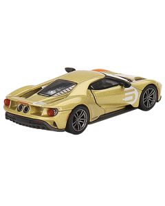 Mini GT Ford GT #5 Holman Moody Heritage Edition - Gold Metallic, Red Accents - 1/64 Diecast (Limited Edition)
