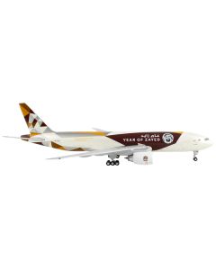 GeminiJets Etihad Cargo Boeing 777F - White with Graphics - 1/400 Scale Diecast Model