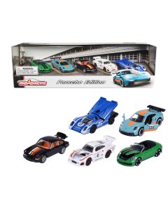 Majorette Porsche Edition 5-Piece 1/64 Diecast Model Car Set