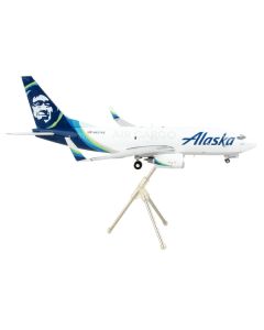 GeminiJets Alaska Air Cargo Boeing 737-700BDSF 1/200 Scale Diecast Model - White/Blue