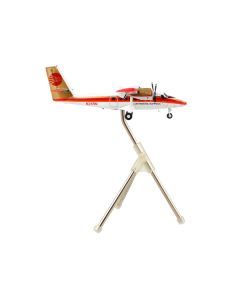 GeminiJets Continental Express DHC-6-300 Twin Otter - 1/200 Scale Diecast Model - White, Red & Gold