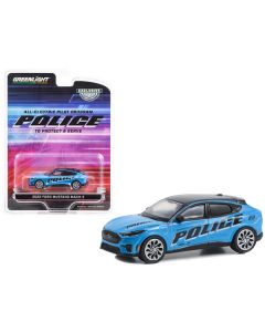 Greenlight 2022 Ford Mustang Mach-E Police - All-Electric Pilot Vehicle - 1/64 Scale Diecast