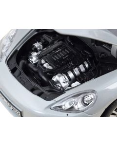 Norev 2009 Porsche Panamera Turbo - Silver Metallic 1/18 Scale Diecast Model Car (MPN: 187609)