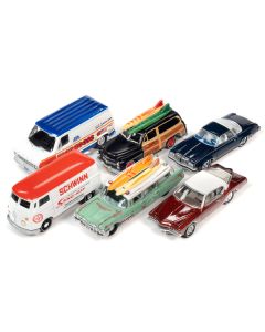 Johnny Lightning 2-Pack Diecast Car Set A Release 2 (6 Cars)