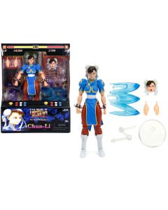 Jada Toys Ultra Street Fighter II Chun-Li 6" Action Figure - With Alternate Head & Hands