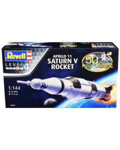 Revell Apollo 11 Saturn V Rocket Model Kit (1/144 Scale) - Experience History!