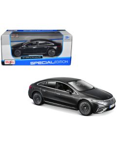 Maisto 1/27 Mercedes-Benz EQS - Gray Metallic 'Special Edition' Diecast Model Car (7.5-inch)