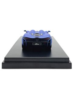 McLaren Elva Convertible - Matt Blue Metallic - 1/64 Diecast Model Car by LCD Models