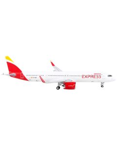 GeminiJets Iberia Express Airbus A321neo 1/400 Diecast Model Airplane - White with Red Tail (GJ1945)