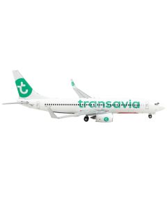GeminiJets Transavia Airlines Boeing 737-800 White/Green Tail 1/400 Diecast Model (GJ1977)